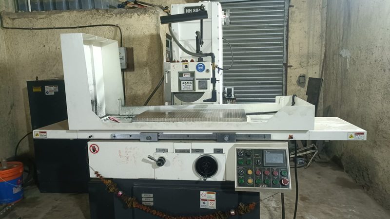 ALEX surface grinder set up for a mould plate.
